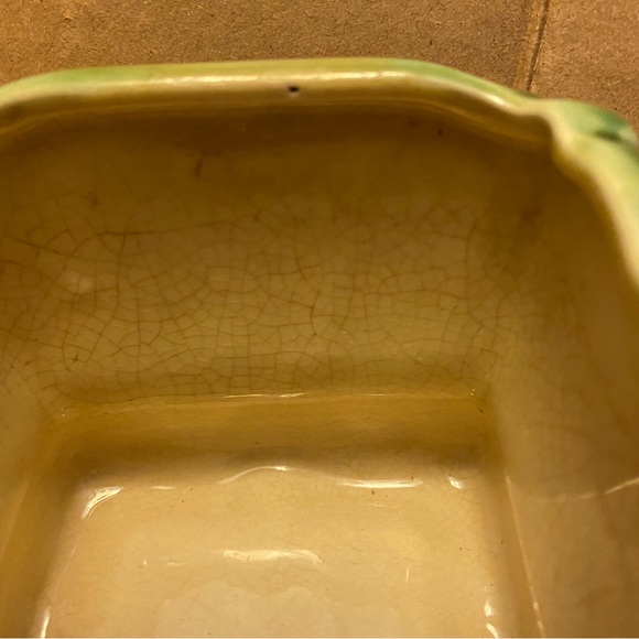 Vintage Shafford Hand Decorated Crackle Ceramic Planter Japan - Picture 2 of 6